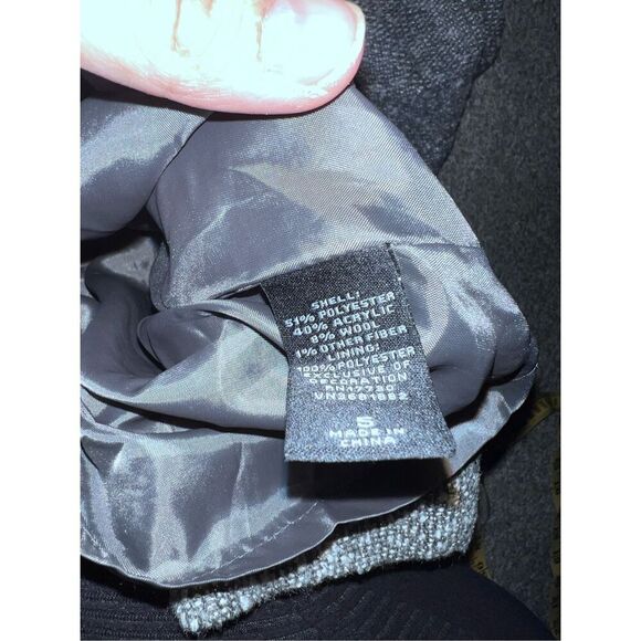 Anna Sui for Target Women Mod Grey Tweed Jumper Dress Sz 5 - Picture 6 of 7